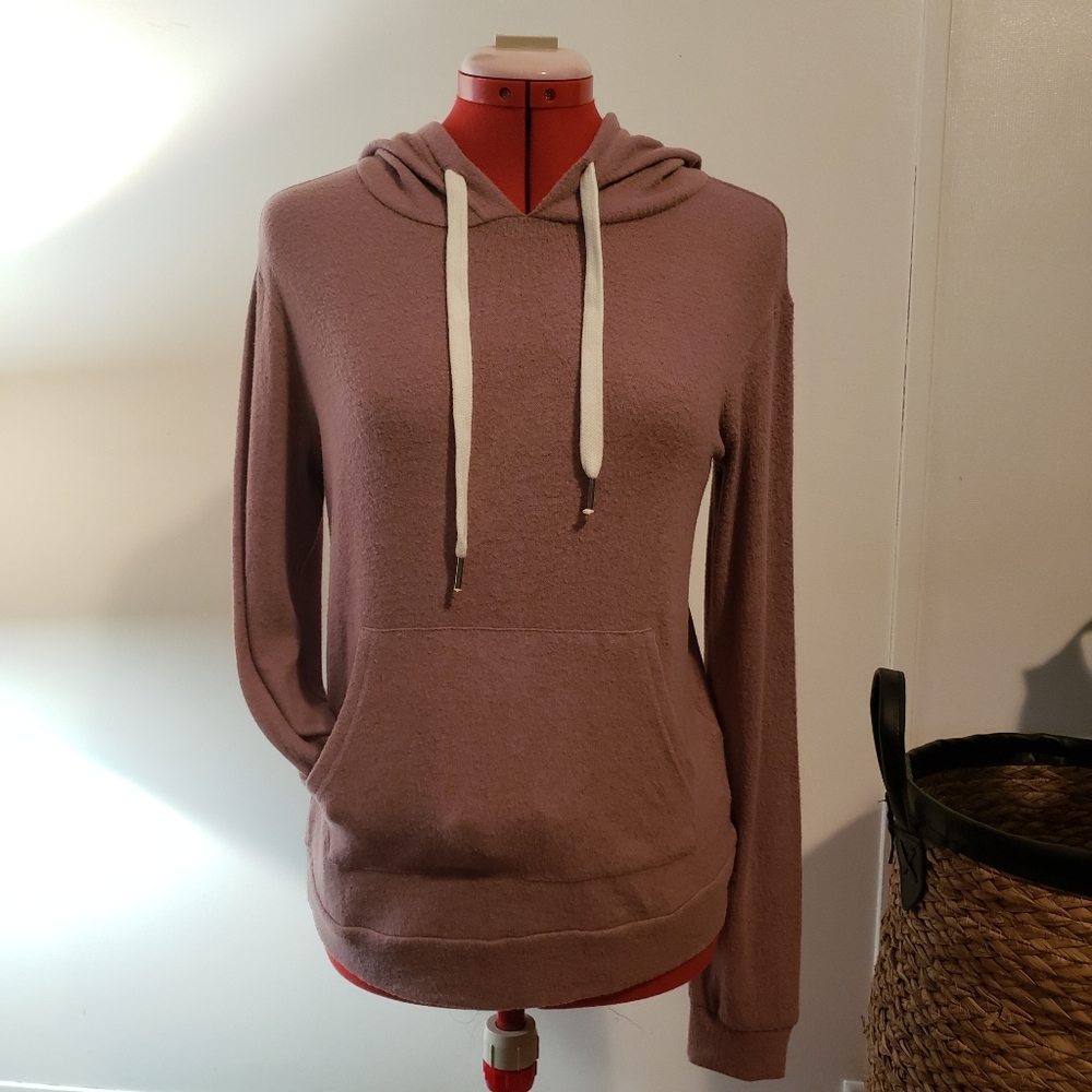Forever 21 Mauve Pullover Hoodie